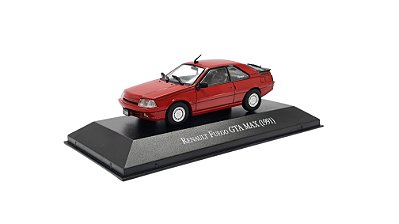 Miniatura Renault Fuego GTA MAX 1991 Vermelho Metal 1/43
