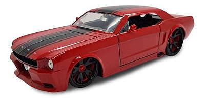 Miniatura Ford Mustang 1965 Vermelho Metal Jada 1:24