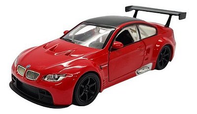 Miniatura Bmw M3 Gt2 2009 Vermelho Metal 1:32