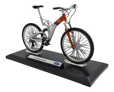 Miniatura Bicicleta Audi Design Cross Pro Bike Metal 1:10