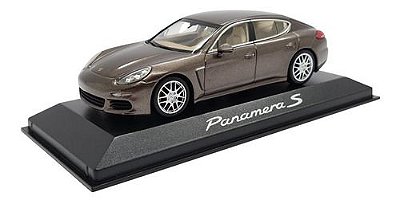 Miniatura Porsche Panamera S Dourado Minichamps 1:43