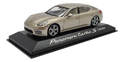 Miniatura Porsche Panamera Turbo S Dourado Minichamps 1:43