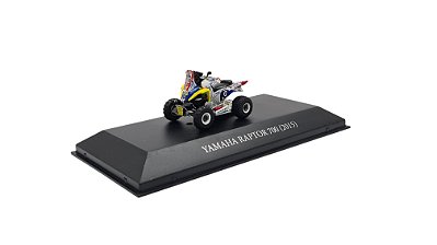 Miniatura Yamaha Raptor 700 2015 Rally Dakar Metal 1:43