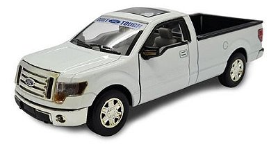 Miniatura Ford F150 Branco Metal Escala 1:32