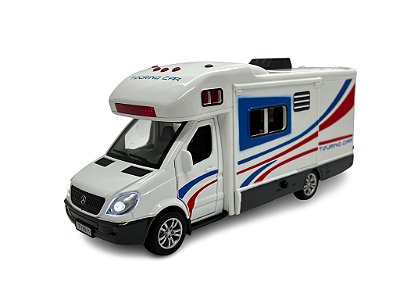 Miniatura Mercedes Benz Sprinter Touring Acende Luz Som 1:32