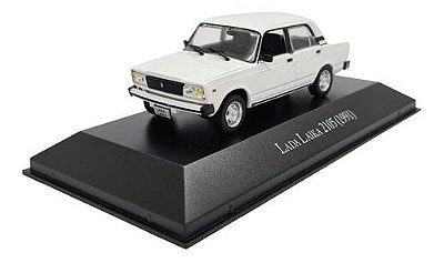 Miniatura Lada Laika 2105 1991 Branco Metal Ixo 1:43
