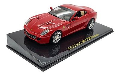 Miniatura Ferrari 599 Gtb Fiorano Vermelho Metal 1:43
