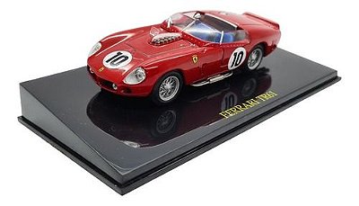 Miniatura Ferrari Tr61 Vermelho Coleção Metal 1:43
