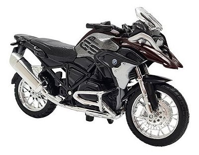 Miniatura Moto Bmw R 1200 Gs Bordô Maisto 1:18
