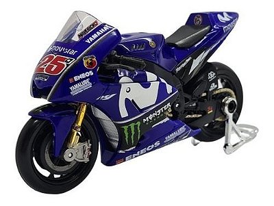 Miniatura Moto Yamaha #25 Maverick Vinales Metal 1:18