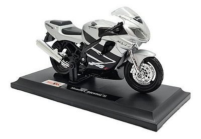 Miniatura Moto Honda Cbr 600 F4i Prata Metal Maisto 1:18