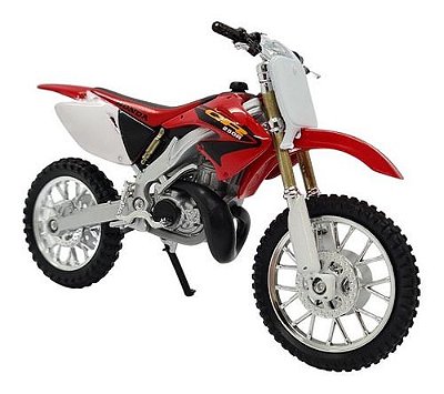 Miniatura Moto Cross Honda Cr 250 R Metal 1:18
