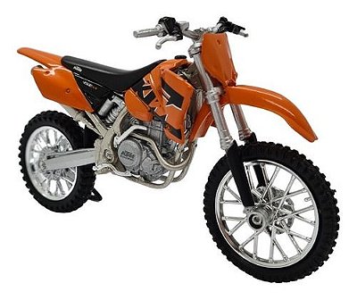 Miniatura Moto Cross Ktm 450 Sx Racing Metal 1:18