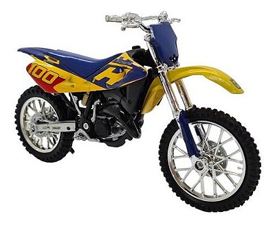 Miniatura Moto Cross Husqvarna Cr125 Metal 1:18