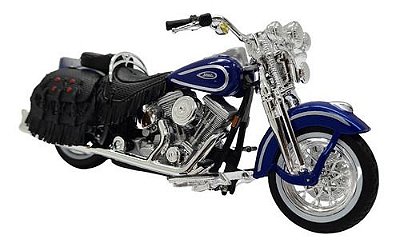 Miniatura Moto Harley Davidson Flsts Heritage Softail 1:18