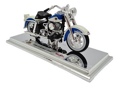 Miniatura Moto Harley Davidson Flh Duo Glide 1958 Metal 1:18