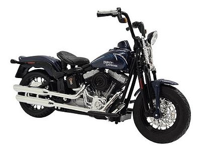 Miniatura Moto Harley Davidson Flstsb Cross Bones 2008 1:18