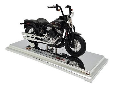 Miniatura Moto Harley Davidson Flstsb Cross Bones 2008 1:18