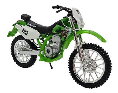 Miniatura Moto Cross Kawasaki Klx 250sr 1:18