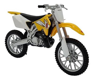 Miniatura Moto Cross Suzuki 250 Metal 1:18