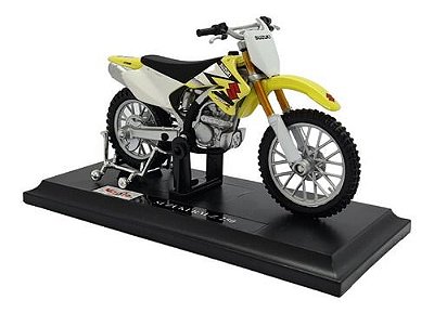 Miniatura Moto Cross Suzuki Rm Z 250 Metal 1:18