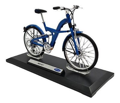 Miniatura Bicicleta Bmw Q5.t Bike Azul Welly Metal 1:10