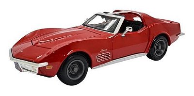 Miniatura Chevrolet Corvette 1970 Vermelho Maisto Metal 1:24