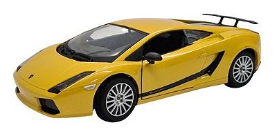 Miniatura Lamborghini Gallardo Superleggera Amarelo 1:24