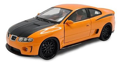 Miniatura Pontiac Gto Ram Air 6 Metal Laranja Welly 1:24