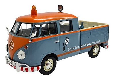 Miniatura Volkswagen Kombi Pickup Auto Socorro Metal 1:24