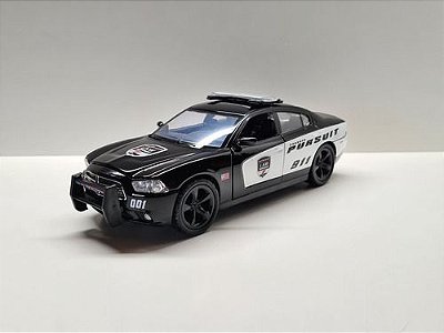 Miniatura Dodge Charger 2011 Pursuit Policia Metal 1:24