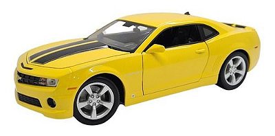 Miniatura Chevrolet Camaro Ss 2010 Amarelo Maisto 1:18