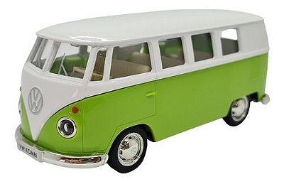 Miniatura Volkswagen Kombi 1962 Classic Verde Metal 1:32