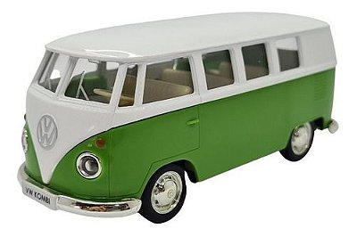 Miniatura Volkswagen Kombi 1962 Classic Verde Metal 1:32