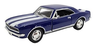 Miniatura Chevrolet Camaro Z28 1967 Azul Metal 1:37