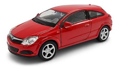 Miniatura Opel Astra 2005 Vermelho Metal Welly 1:36