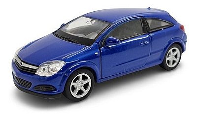 Miniatura Opel Astra 2005 Azul Metal Welly 1:36