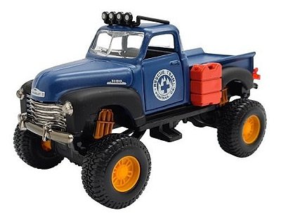 Miniatura Chevrolet 3100 1953 Off Road Azul Maisto 1:36