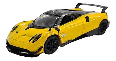 Miniatura Pagani Huayra Bc 2016 Amarelo Metal 1:38