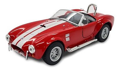 Miniatura Shelby Cobra 427 1965 Vermelho Metal 1:32