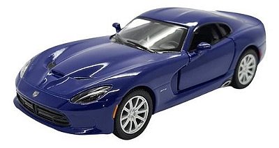 Miniatura Dodge Viper Gts 2013 Azul Metal 1:36