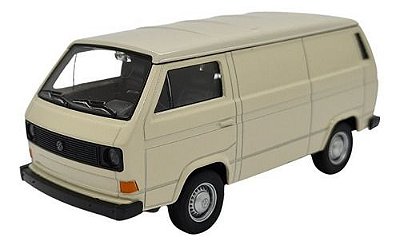 Miniatura Volkswagen T3 Van Bege Welly Metal 1:38