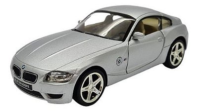 Miniatura Bmw Z4 Prata Metal Rmz Escala 1:32