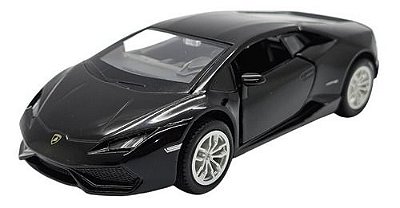 Miniatura Lamborghini Huracan Lp610-4 Preto Rmz Metal 1:36