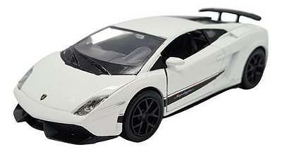 Miniatura Lamborghini Gallardo Lp570 Superlegera Branco 1:36