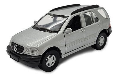 Miniatura Mercedes Benz Ml 320 Prata Metal Maisto 1:41