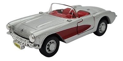 Miniatura Chevrolet Corvette 1957 Conversível Metal 1:39