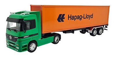 Miniatura Carreta Mercedes Benz Actros 1857 Contêiner 1:32