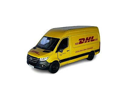 Miniatura Mercedez Benz Sprinter Furgão DHL Metal 1:48