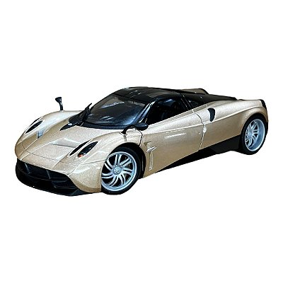 Miniatura Pagani Huayra Dourado Welly Metal 1:24